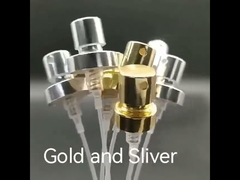 Heiß verkaufte benutzerdefinierte 13mm Gold und Silber Parfüm Nebel Spray